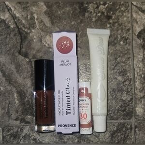 Provence Beauty Tinted Glacé Hydrating Lip Oil, SPF50 Lip Balm + Lip Treatment